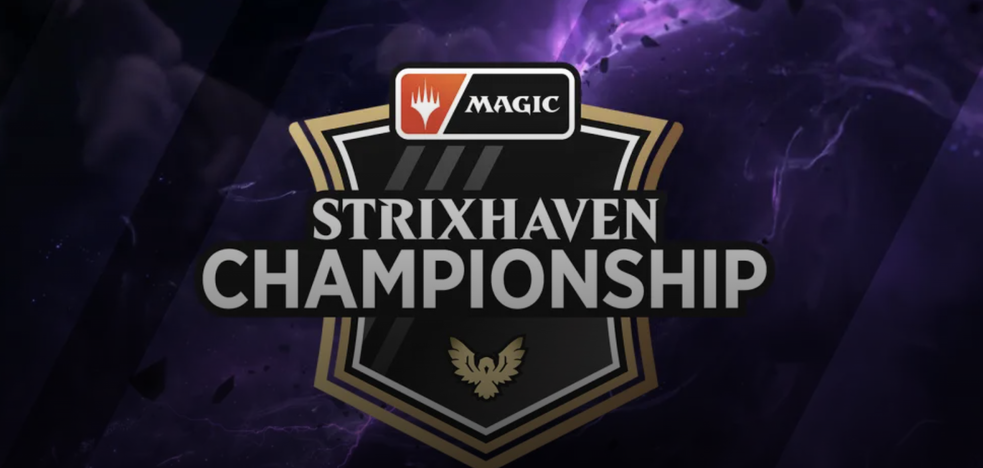 The official logo of the Strixhaven Championship
