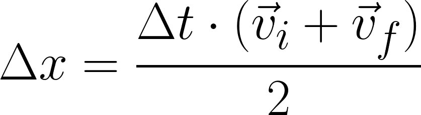 kinematics equation 4